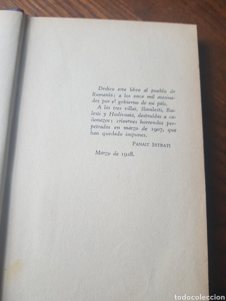 Libros: LOS CARDOS DEL BARAG&Aacute;N - PANAIT ISTRATI - EDICIONES ESTUDIOS - Foto 3
