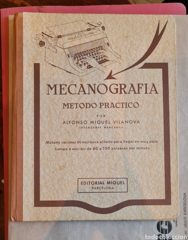 Libros: MECANOGRAFIA DE ALFONSO MIQUEL VILANOVA DE 1978 - Foto 1