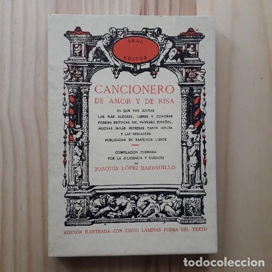 Libros: CANCIONERO DE AMOR Y DE RISA - JOAQU&Iacute;N L&Oacute;PEZ BARBADILLO - Foto 1