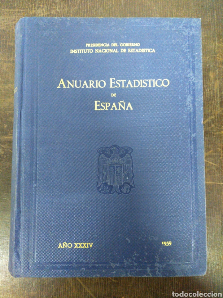 Libros: Anuario estad&iacute;stico de Espa&ntilde;a. 1959. - Foto 1
