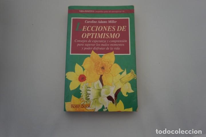 Libros: 22-B / LECCIONES DE OPTIMISMO - CAROLINE ADAMS MILLER / ROBINBOOK - Foto 1