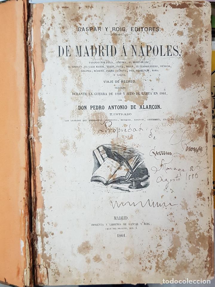 Libros: DE MADRID A NAPOLES - Pedro Antonio de Alarc&oacute;n - Foto 2