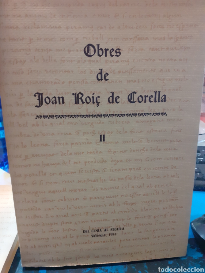 Libros: OBRES. Los 2 tomos. Completo - ROI&Ccedil; DE CORELLA,Joan. - Foto 2