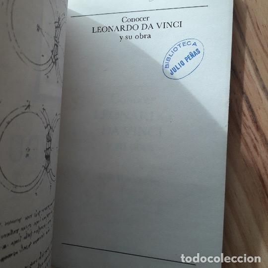 Libros: CONOCER LEONARDO DA VINCI Y SU OBRA - LUIS RACIONERO - Foto 4