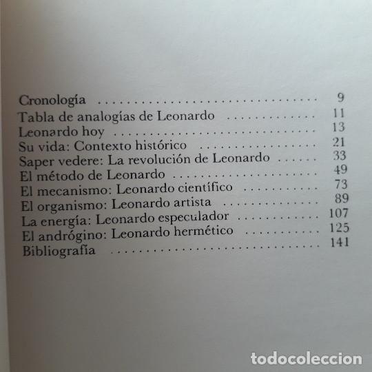 Libros: CONOCER LEONARDO DA VINCI Y SU OBRA - LUIS RACIONERO - Foto 6