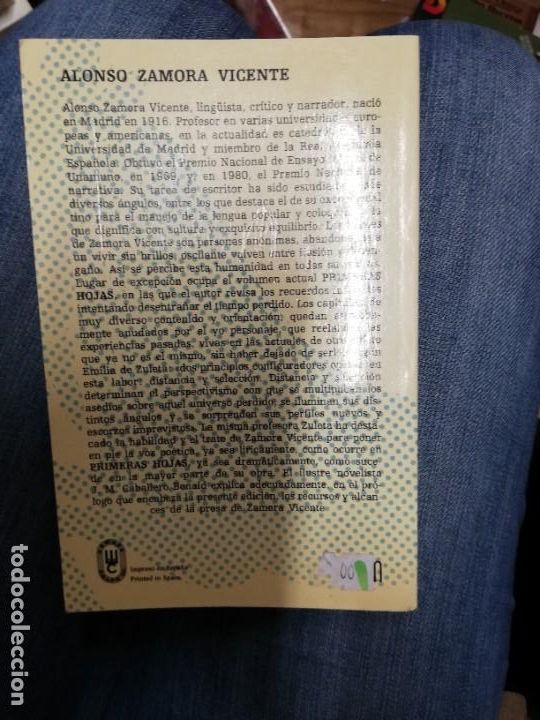 Libros: Primeras hojas - Alonso Zamora. Austral - Foto 2