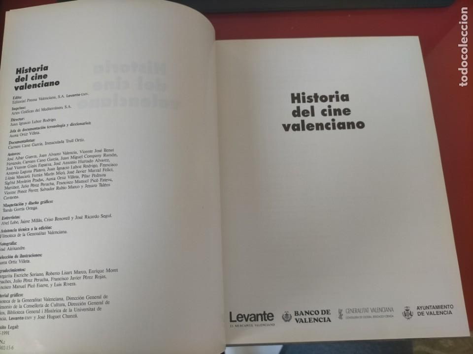 Libros: HISTORIA DEL CINE VALENCIANO - Foto 2