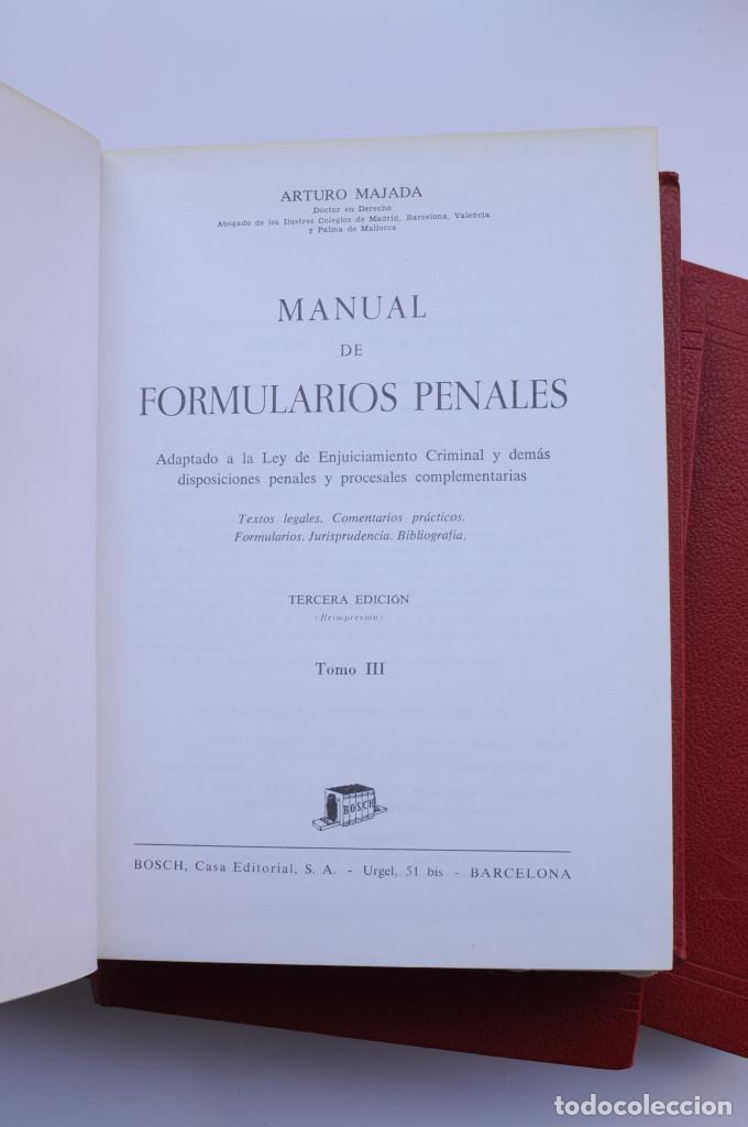 Libros: Manual de formularios penales - MAJADA, Arturo - Foto 5