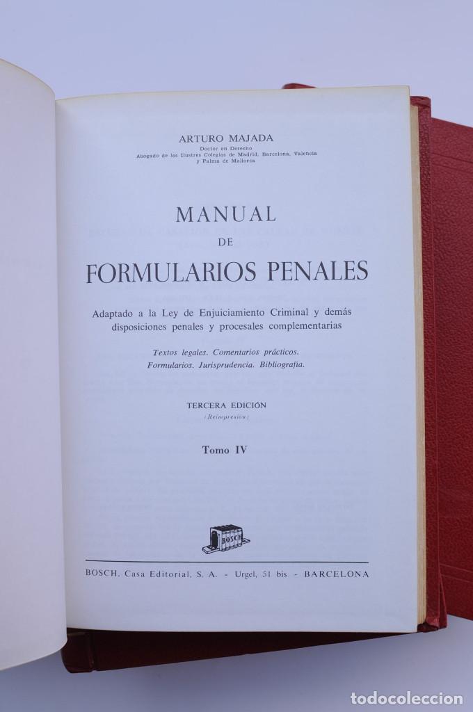 Libros: Manual de formularios penales - MAJADA, Arturo - Foto 6