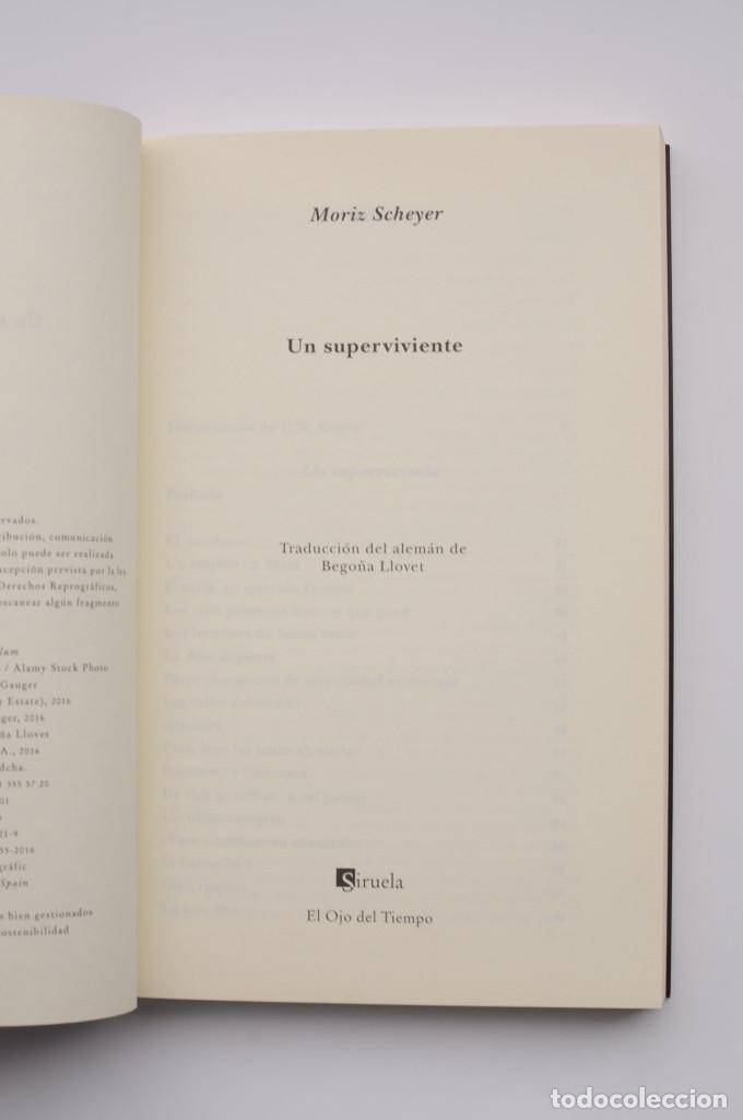 Libros: Un superviviente - SCHEYER, Moriz - Foto 2