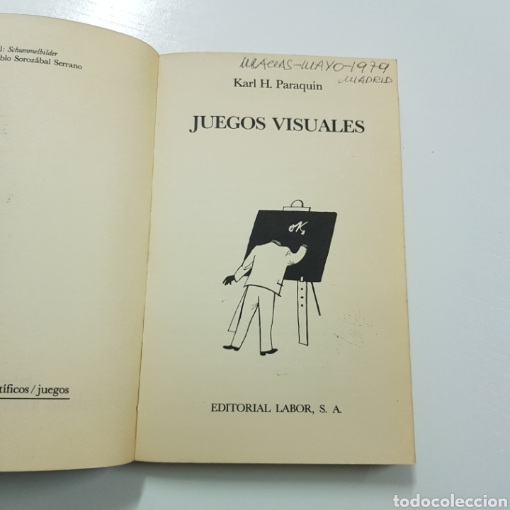 Libros: JUEGOS VISUALES - KARL H. PARAQUIN - Foto 2