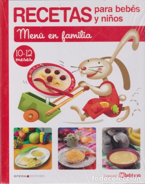 Libros: RECETAS PARA BEB&Eacute;S Y NI&Ntilde;OS. MEN&Uacute; EN FAMILIA. 10-12 MESES - VARIOS AUTORES
