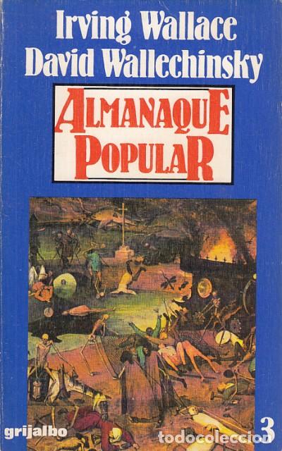 Libros: ALMANAQUE POPULAR 3 - WALLACE, IRVING. - Foto 1