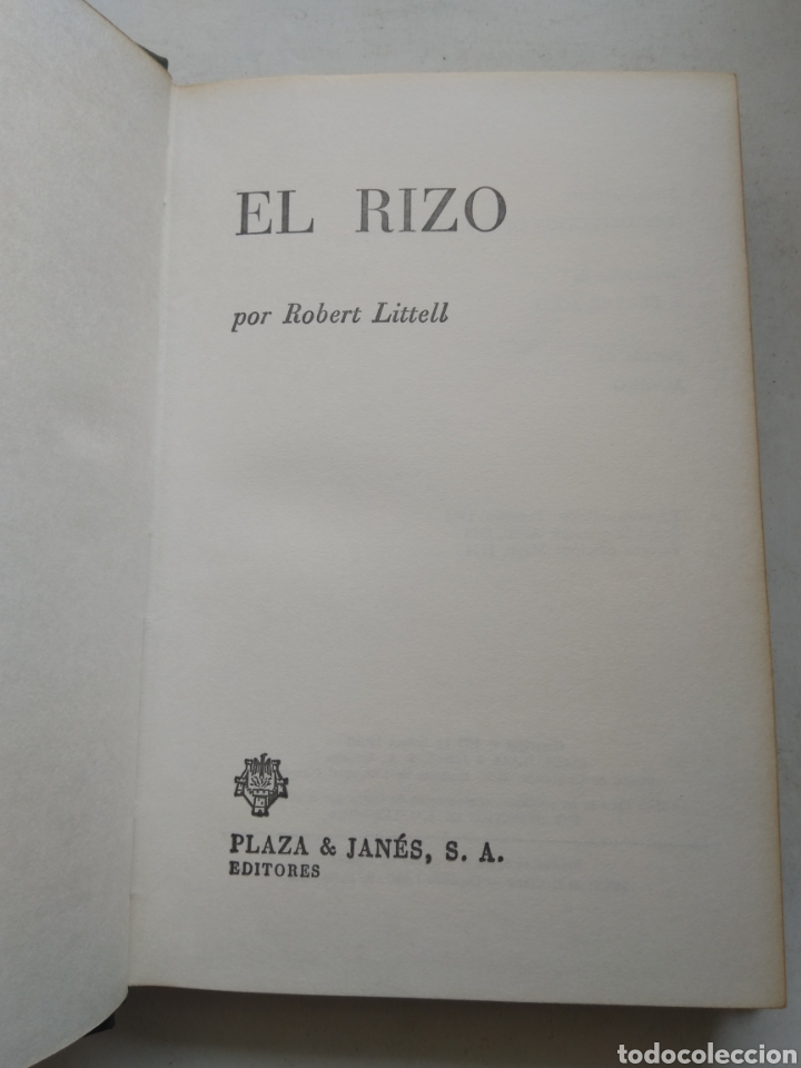 Libros: EL RIZO/ROBERT LITTELL - Foto 2