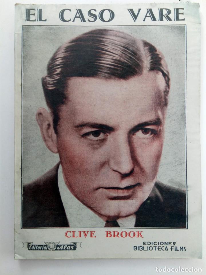 Libros: EL CASO VARE - CLIVE BROOK - EDICIONES BIBLIOTECA FILMS - Foto 1