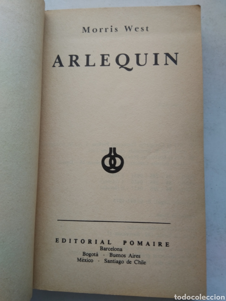 Libros: ARLEQU&Iacute;N/MORRIS WEST - Foto 2
