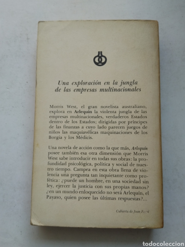 Libros: ARLEQU&Iacute;N/MORRIS WEST - Foto 3