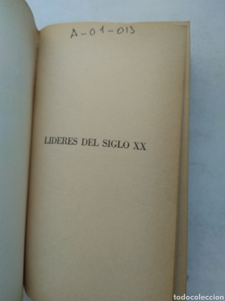 Libros: LIDERES DEL SIGLO XX/JOHN GUNTHER - Foto 3