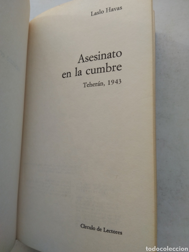 Libros: ASESINATO EN LA CUMBRE/LASLO HAVAS - Foto 2