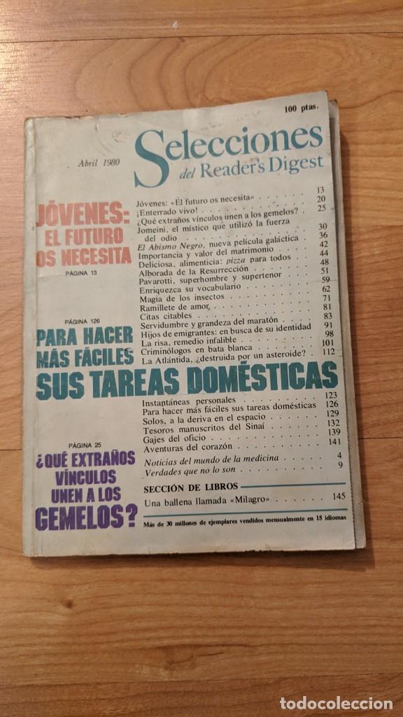 Libros: SELECCIONES DEL READERS DIGEST 1980 - Foto 1