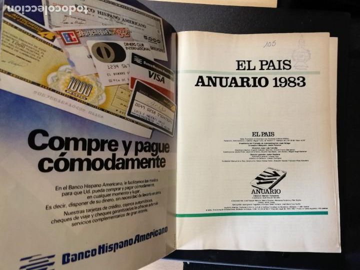 Libros: ANUARIO EL PA&Iacute;S. 1983 - Foto 2