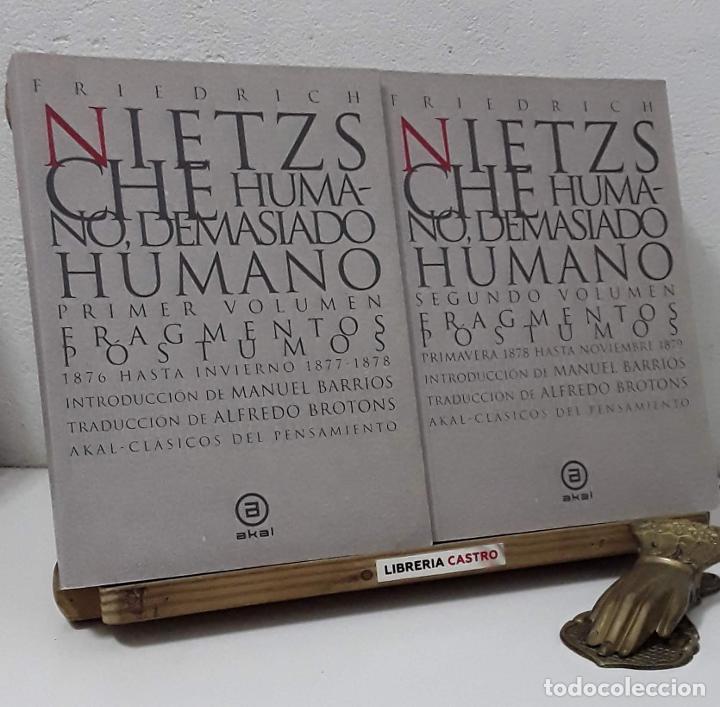 Libros: Humano, demasiado humano (II Tomos) - Nietzsche. - Foto 1