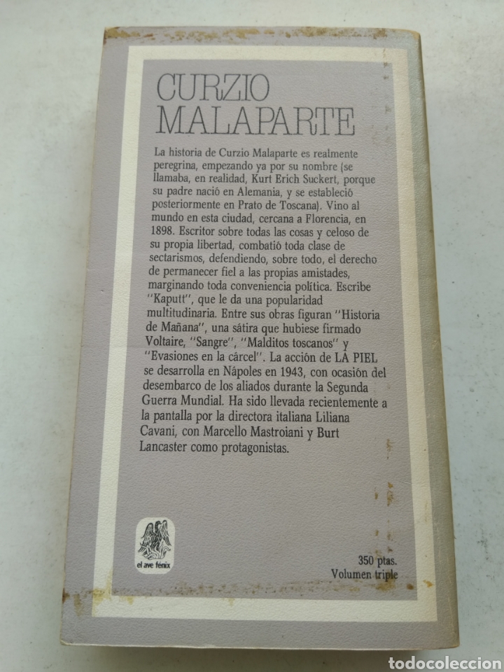 Libros: LA PIEL/CURCIO MALAPARTE - Foto 3