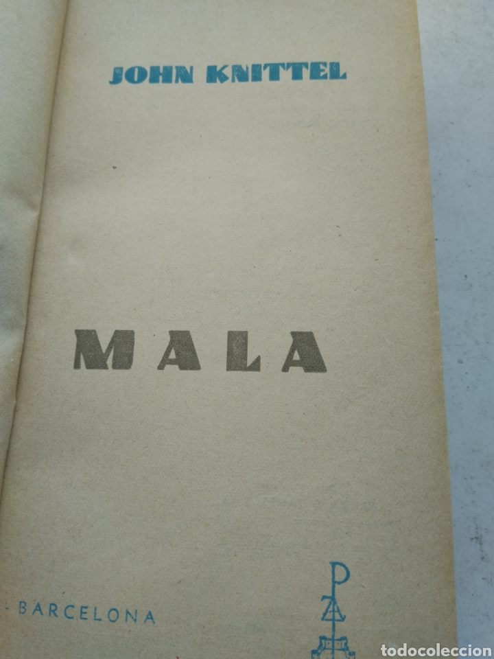 Libros: VIA MALA/JOHN KNITTEL - Foto 2