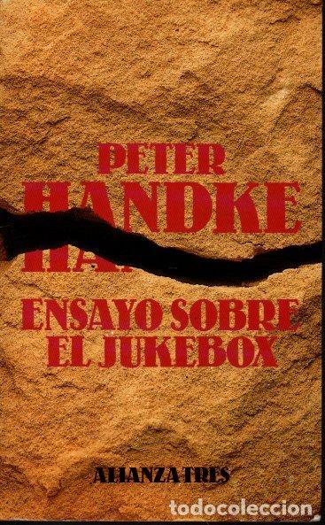 Libros: ENSAYO SOBRE EL JUKEBOX. - HANDKE, Peter. - Foto 2