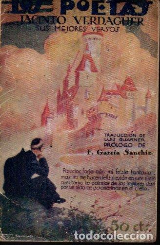 Libros: SUS MEJORES VERSOS. - VERDAGUER, Jacinto. - Foto 2