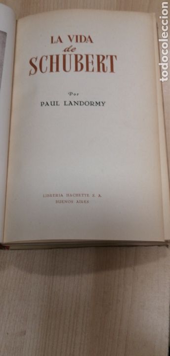 Libros: La vida de Schubert - Landormy Paul - Foto 3