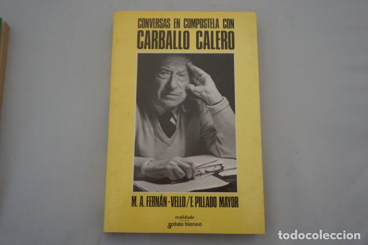 Libri di seconda mano: 5B/ CONVERSAS EN COMPOSTELA CON CARBALLO CALERO - FERNAN-VELLO/ PILLADO MAYOR / GOTELO BLANCO 1986