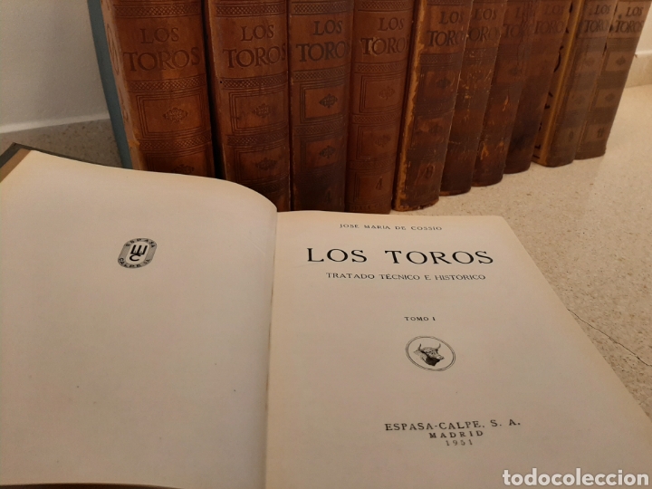 Libros: Antigua gran enciclopedia de Toros COSSIO - Foto 2