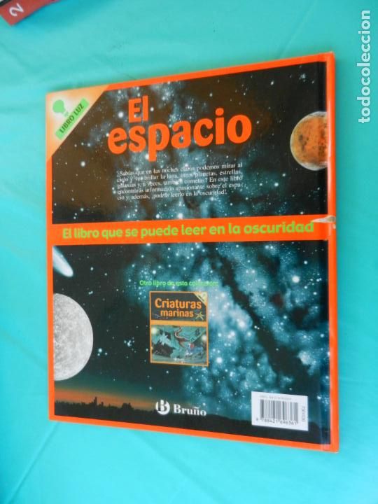Libros: EL ESPACIO , EL LIBRO QUE SE PUEDE LEER EN LA OSCURIDAD - BRU&Ntilde;O -2006 - LIBRO LUZ - Foto 4