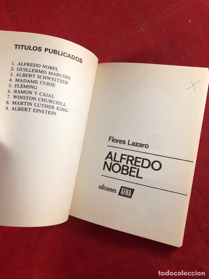 Libros: Alfredo Nobel - el premio Nobel - Foto 2