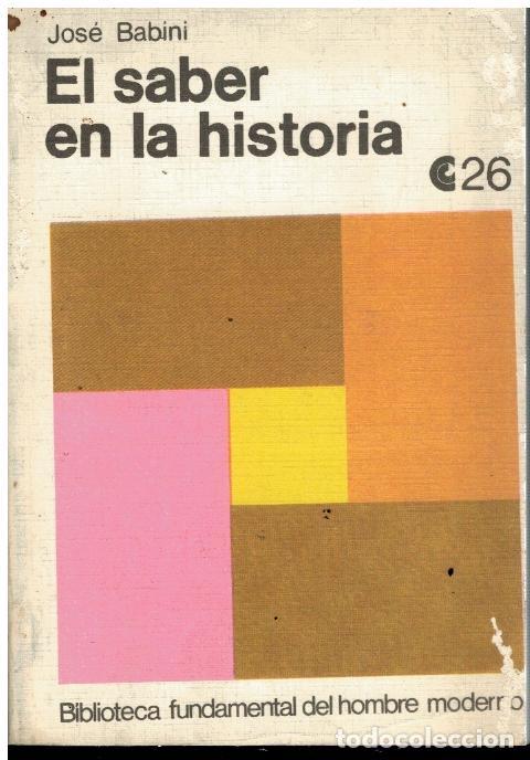 Libros: EL SABER EN LA HISTORIA. - Foto 1