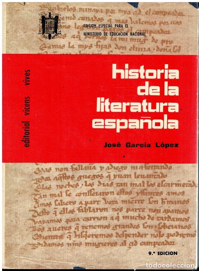 Libros: HISTORIA DE LA LITERATURA ESPA&Ntilde;OLA. 9&ordf; ed. - Foto 1