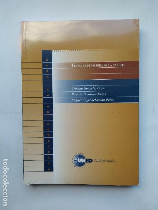 Libri di seconda mano: TECNICAS DE MEJORA DE LA CALIDAD. CRISTINA GONZALEZ GAYA. ROSARIO DOMINGO NAVAS. NUEVO. TDK533 -