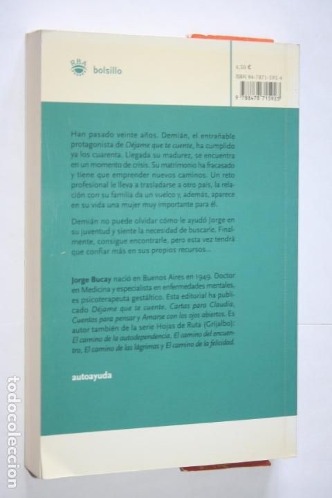 Libros: CUENTA CONMIGO Jorge Bucay) * LIBRO AUTOAYUDA PERSONAL Y EMOCIONAL * Ed. RBA - Foto 2