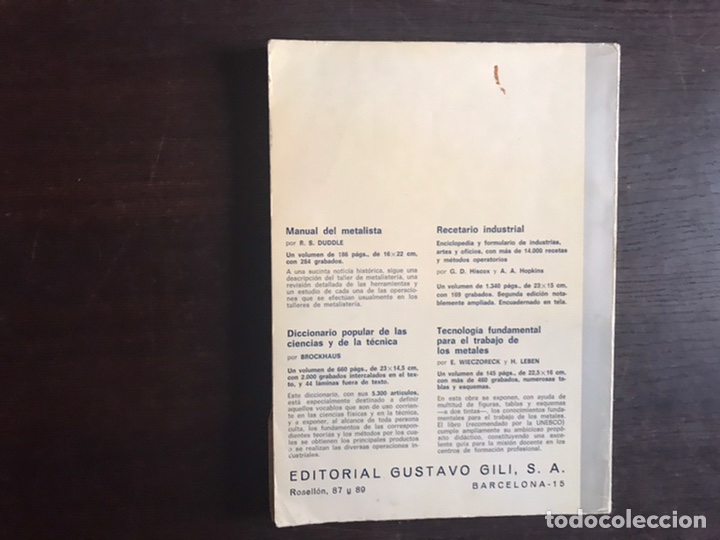 Libros: Manual de plateros. Bernard Cuzner. Gustavo Gili - Foto 2