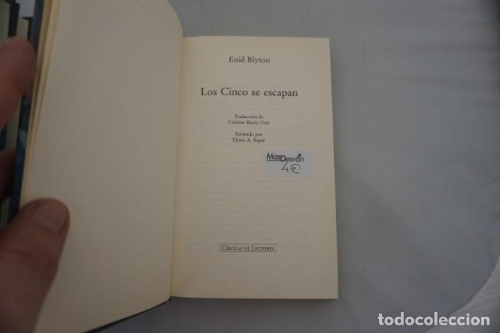 Libros: 17E/ LOS CINCO SE ESCAPAN - ENID BLYTON / CIRCULO DE LECTORES - Foto 3