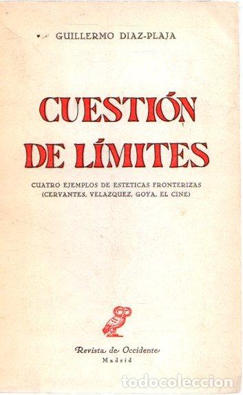 Libros: Cuesti&oacute;n de l&iacute;mites - Diaz-Plaja, Guillermo - Foto 1