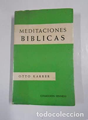 Libros: MEDITACIONES B&Iacute;BLICAS - Karrer,Otto - Foto 1