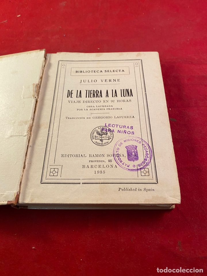 Libros: De la tierra a la luna - Julio Verne - Foto 2