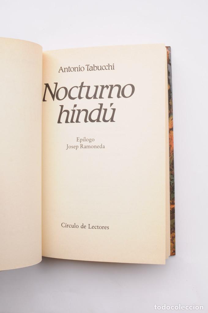 Libros: Nocturno hind&uacute; - TABUCCHI, Antonio - Foto 3
