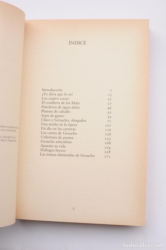 Libros: El abc de Groucho - KANFER, Stefan (selecci&oacute;n y edici&oacute;n) - Foto 3