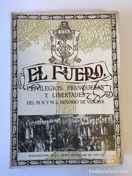 Libros: EL. FUERO - DIPUTACION DE VIZCAYA - 1977 - Foto 1
