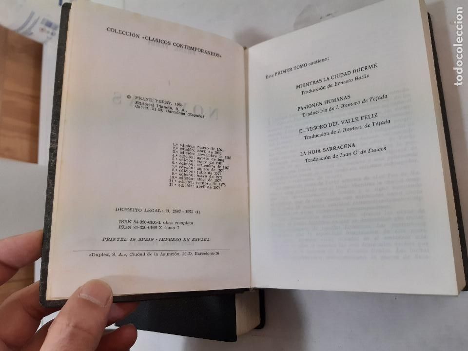 Libros: NOVELAS (2 TOMOS) - YERBY, FRANK - Foto 5