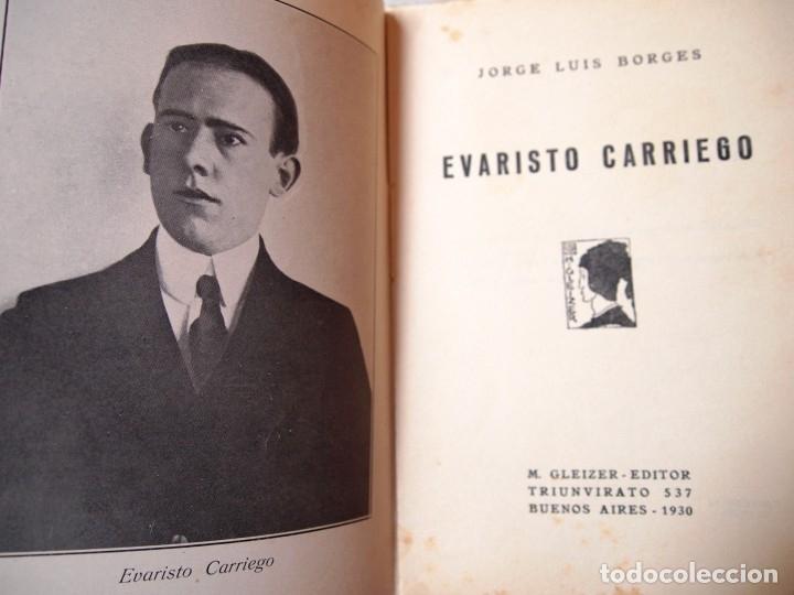 Libros: BORGES, Jorge Luis. - EVARISTO CARRIEGO. - Foto 2