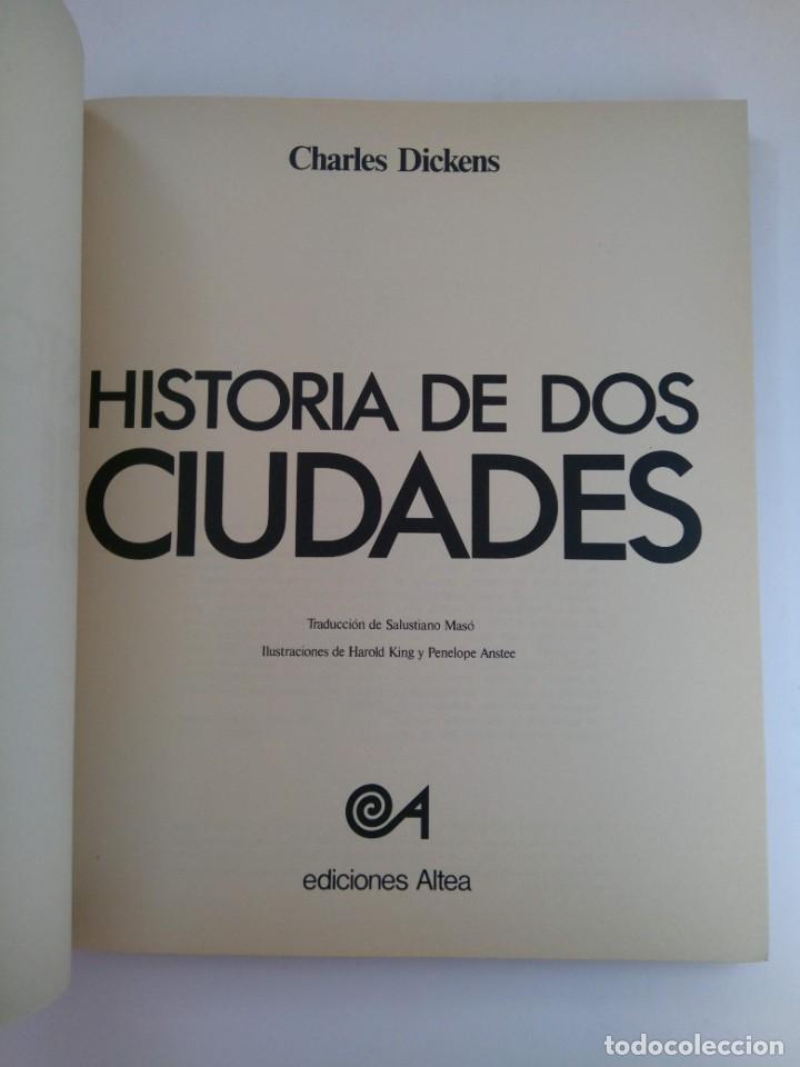 Libros: HISTORIA DE DOS CIUDADES - CHARLES DICKENS - EDICIONES ALTEA - Foto 2